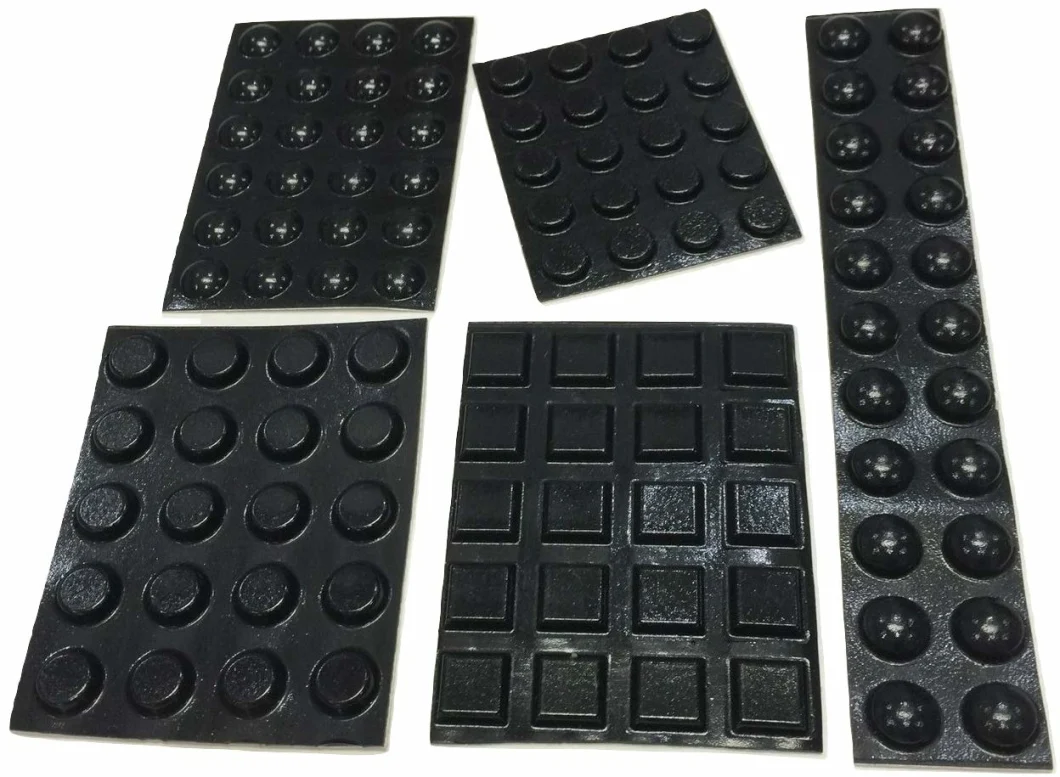 Customized Furniture Self Adhesive Rubber Foot Bumper Pads Anti Vibration Pad Protective Rubber Bumper Buffers Rubber Part Rubber Product